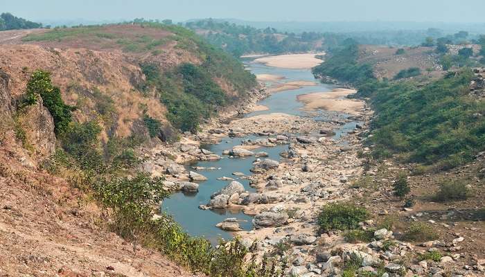 Lush green landscape at Simultala, Bihar, one of the best places for exploring during trekking near Kolkata.