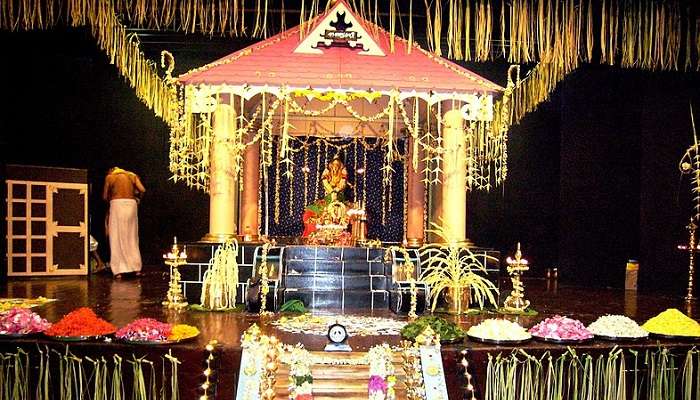Offerings given at Ayyappa puja.