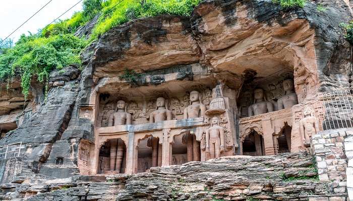 Meticulous carving techniques were used in Siddhanchal Temple Caves.