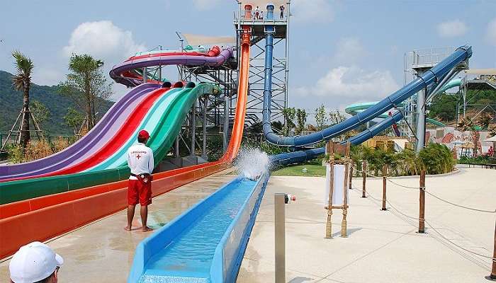 Boomerango water ride at Ramayana Water Park, Thailand