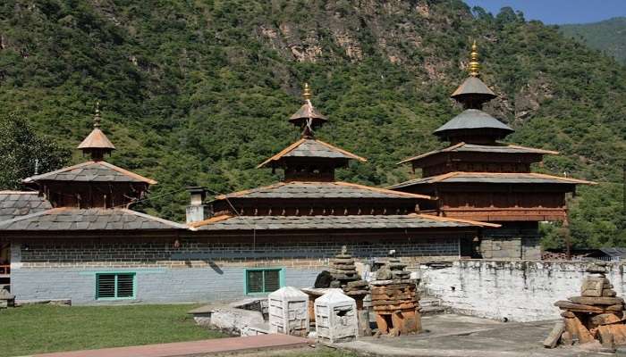 The whole Mahasu Devta Temple gets decorated for festivals