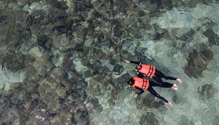 Koh Hey or Coral Island is the best place for snorkelling in Phuket in February 