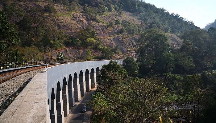 13 Arch Bridge In Thenmala