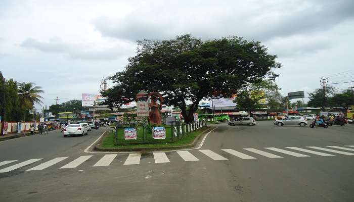 The view of the city in Kerala.