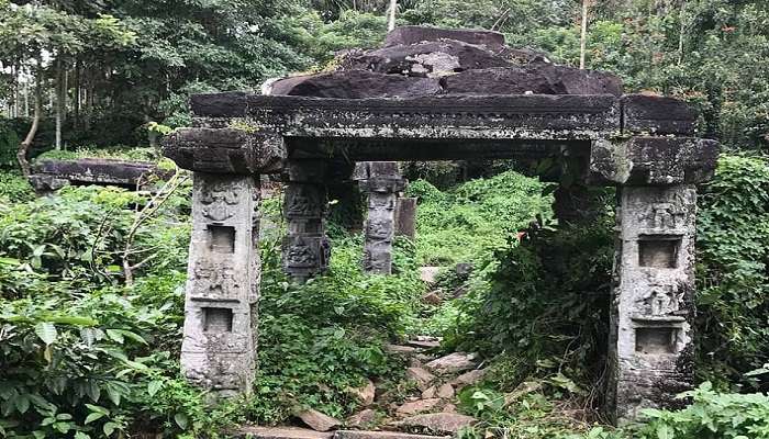 Ruins of the Temple after Tipu Sultan attack