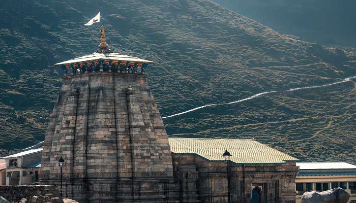  An illustration of the Kedarnath temple in Uttarakhand