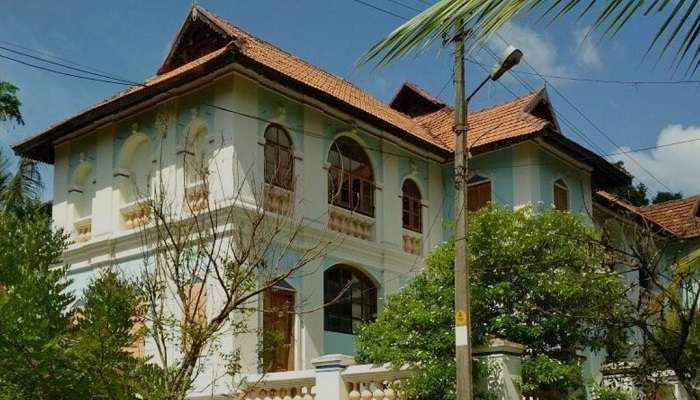 A stunning view of Kilimanoor Palace