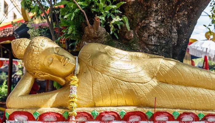 Lying Buddha Statue At Dharmayana Temple