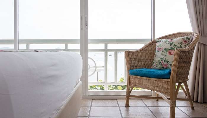 Refresh from the hectic day at the spacious rooms of Kuruva Island resort and spa.