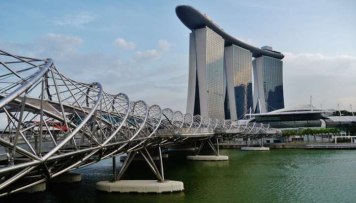 La vue magnifique de Le pont Helix