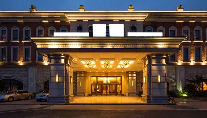 Entrance of a Hotel