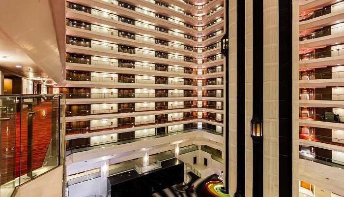 Corridors and Lifts of a Hotel