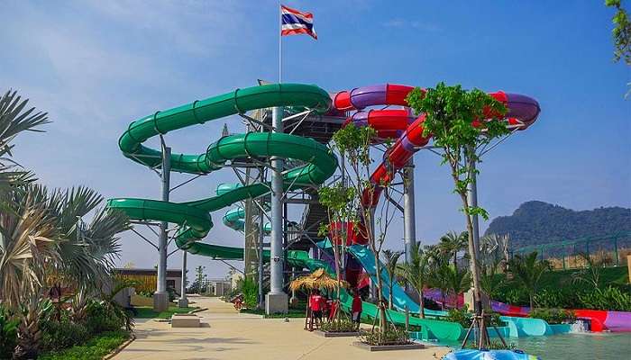 A picture python water slide