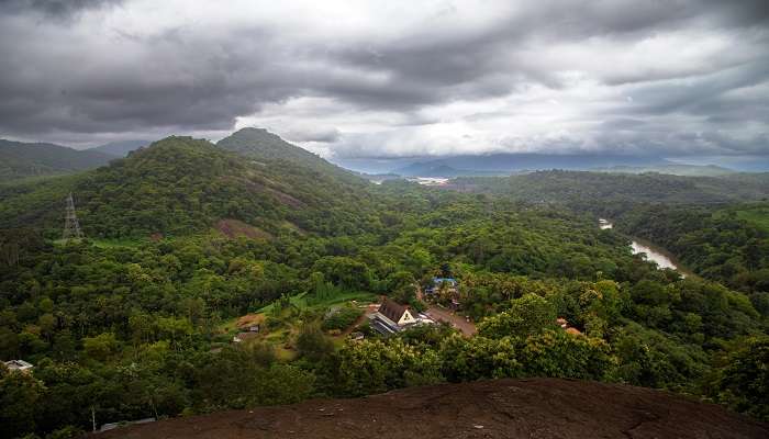 Thenmala, a dense landscape