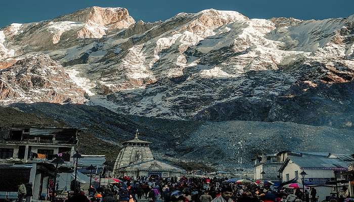The ancient Kedarnath Temple