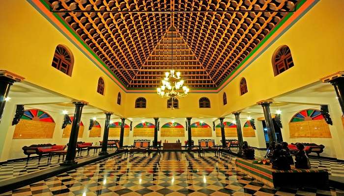 An interior picture of Hotels in Karaikudi