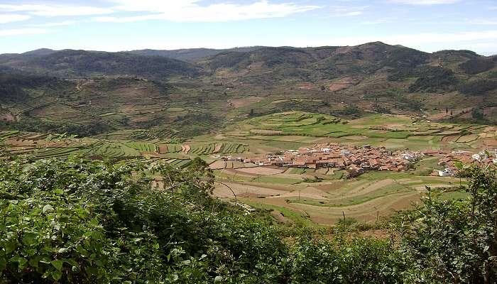 Breathtaking view of Poombarai Village