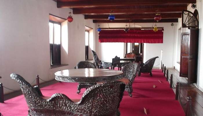 Furniture used by the Arakkal Royal Family is still kept in 