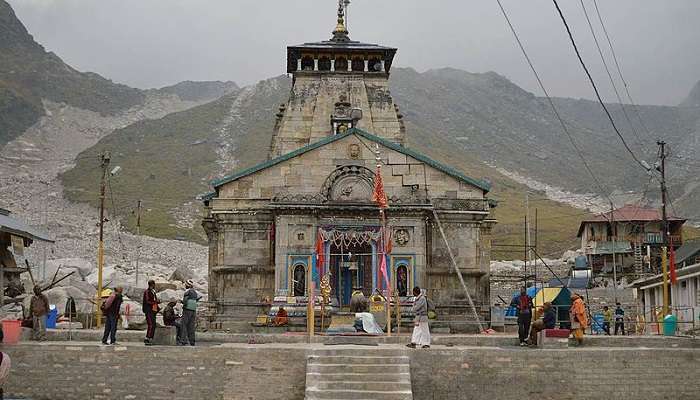 Amazing view of the Himalayas from the Kedarnath