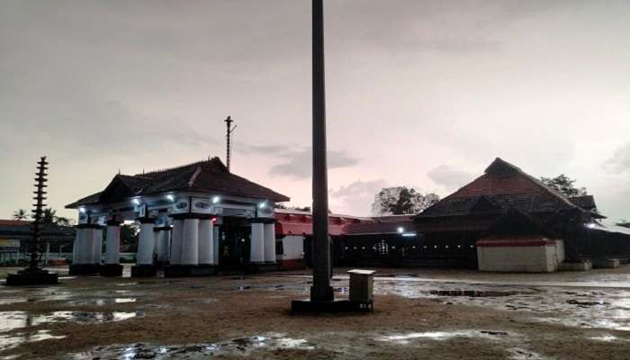 Aerial View Of Vaikom Temple Kerala
