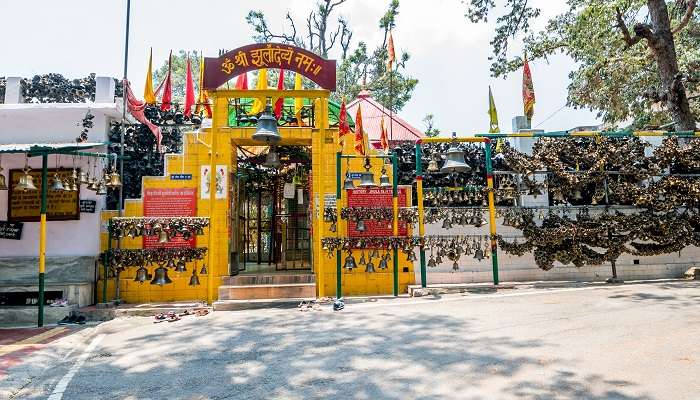 A Hindu shrine to seek blessings in Winter.
