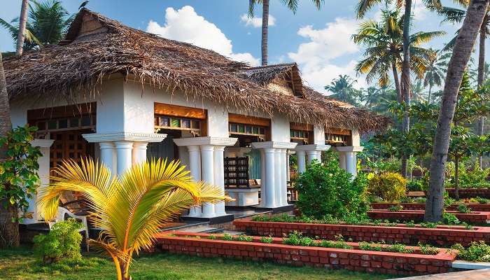 A view of Vythiri Village Resort which is one of the best Hotels Near Kalpetta