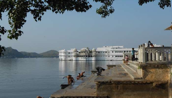 The serene View of Pichola Lake