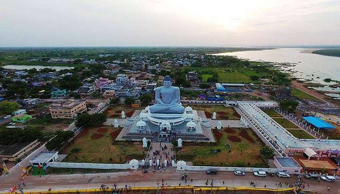 A spectacular view of Amaravati city