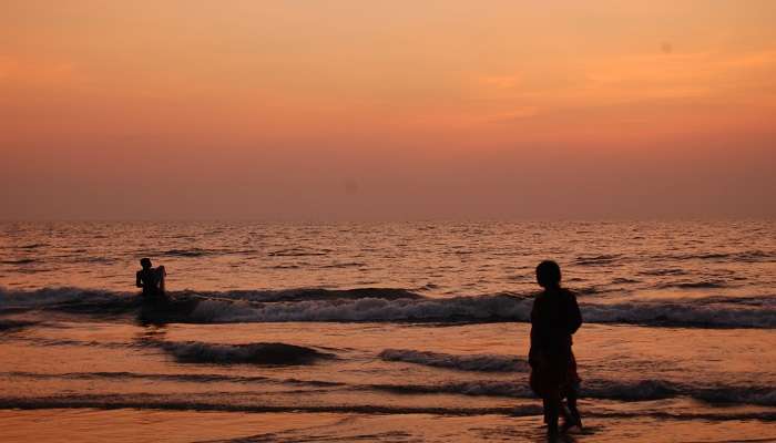 Aroor Beach view at sunset