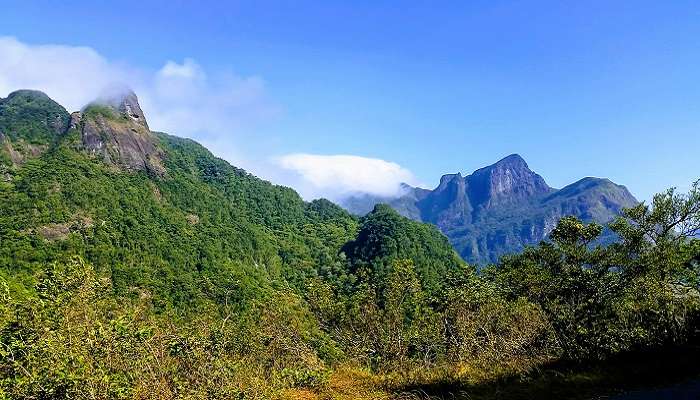 La vue incrouyable de Chaîne de montagnes Knuckles