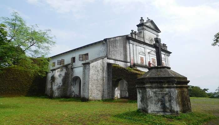 A view of the Chapel of Our Lady of the Mount before restoration