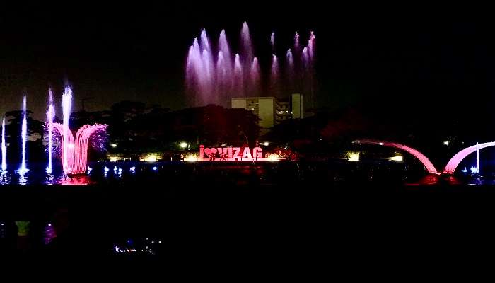 Musical fountain at Vuda Park Vizag