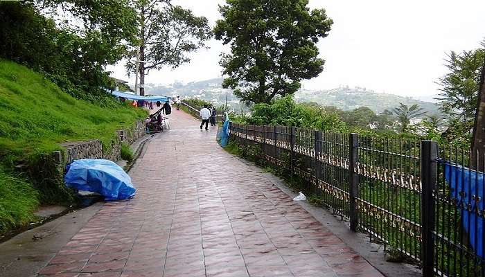 a panoramic view of Kodaikanal and surrounding hills from coakers walk