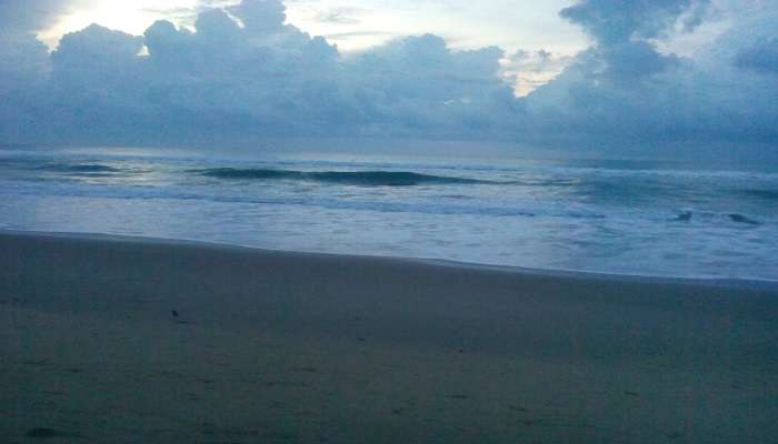 Beautiful Sand Artwork at one of the beaches in Puri.