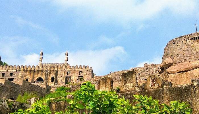 Explore the campus of Golconda Fort