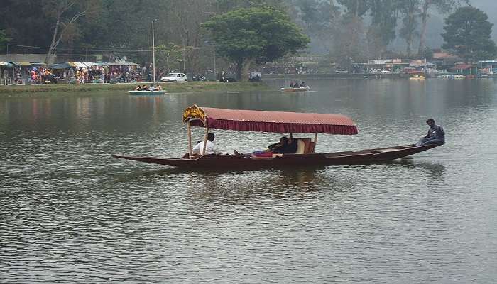 clouds covering the Kodaikanal Lake after sunset