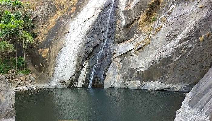 Marmala Waterfalls in Teekoy village are some of the largest waterfalls in Kottayam