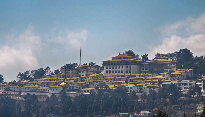 Monastery view in Sangti Valley