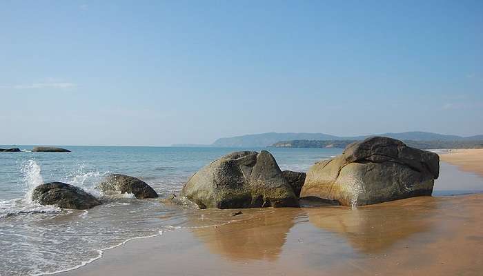 Palolem Beach near Bamanbudo waterfall