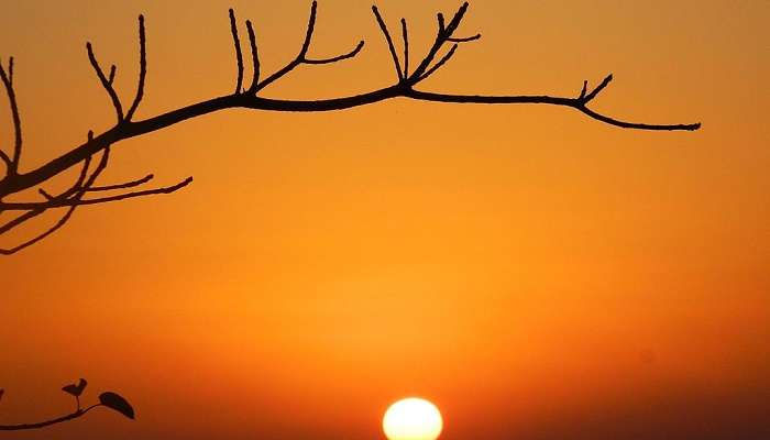 A view of sunset from Sunset Point in Mt. Abu.