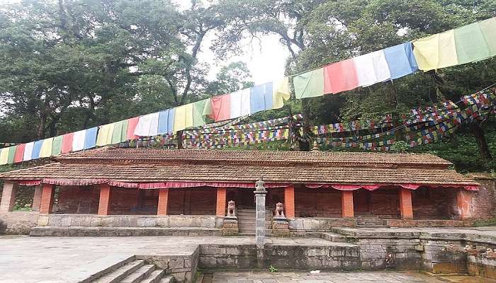 Ancient Phulchoki temple on Hill