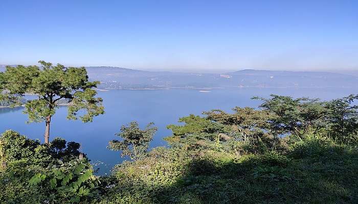 Umiam Lake viewed from a scenic viewpoint