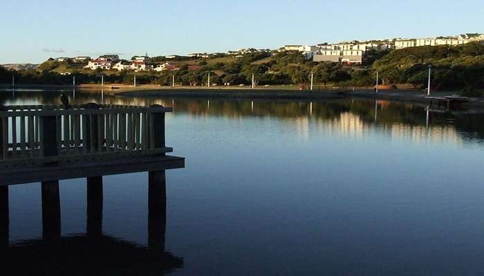 A view across Aotea Lagoon, Porirua