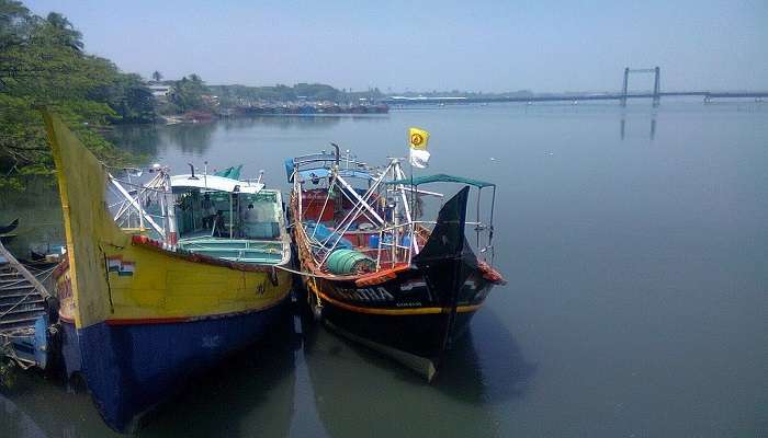 there are plenty of places for tourists in Thoppumpady, like this lake.