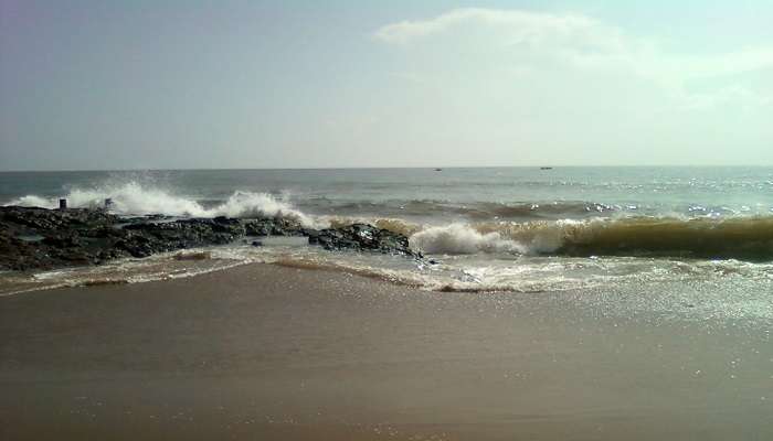 Waves at the Bheemunipatnam Beach