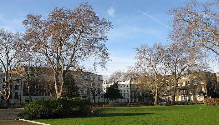 Exterior view of Bloomsbury Square