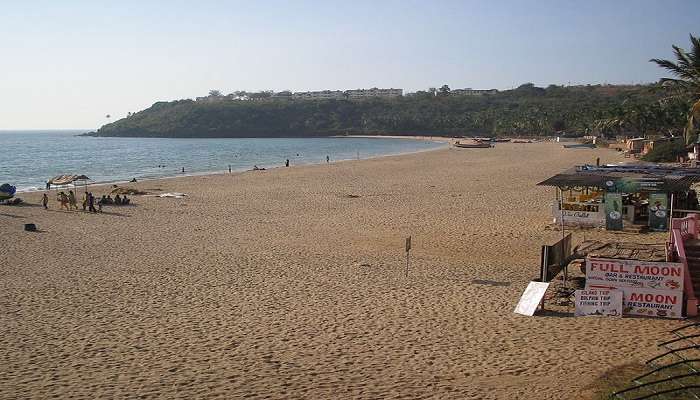 Bogmalo Beach is a beach with golden sands