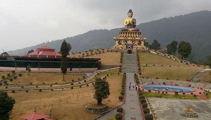 Monastery near Tendong Hill Namchi Sikkim. 