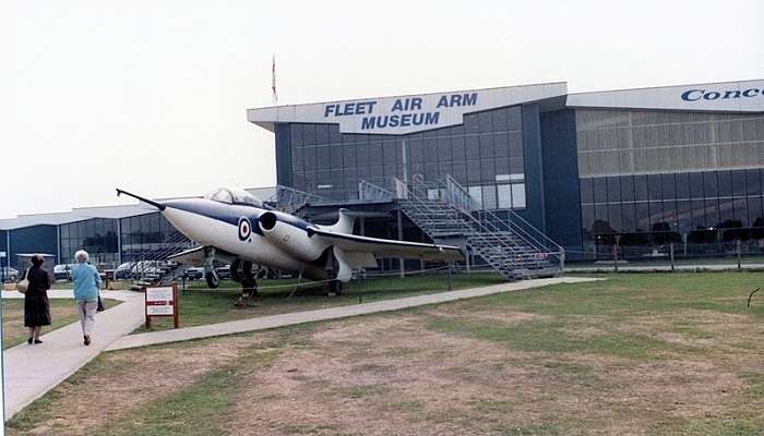 Front view of Fleet Air Museum