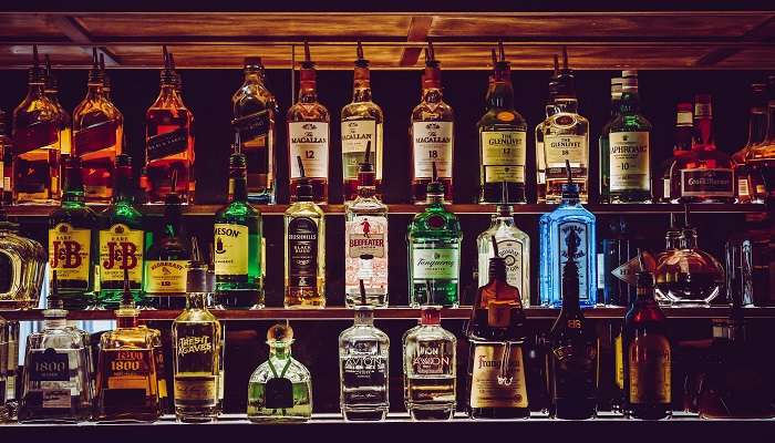 A view of the extensive bar in Australia,Pubs in Glebe